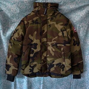 Canada Goose Army Green Camouflage Men's Down Jacket